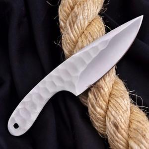 Cuchillo de caza nórdico de acero al carbono de hoja completa con punta caída, cuchillo Skinner en bruto personalizado de hoja fija de 7 pulgadas, OEM/ODM personalizado - Product Image 1