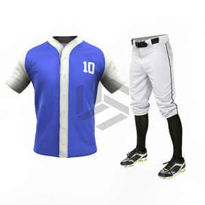 Low MOQ Custom Size Adult <b>Baseball</b> Uniform Plus Size Comfortable Breathable Quick Dry Sports Clothing Set Sportswear - Product Image 1
