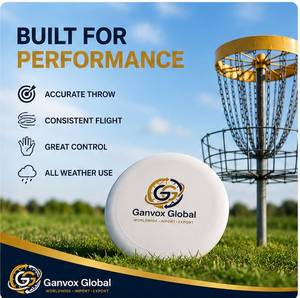 ดิสก์กอล์ฟ Ganvox Global รุ่นพรีเมียม ผลิตจากวัสดุ PP น้ำหนักเบา ทนทาน บินเสถียร ใช้ได้ทุกฤดู สำหรับการฝึกซ้อมและการแข่งขัน - Product Image 4