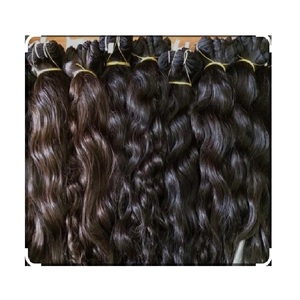 Extensions de cheveux humains non traités d'armure de cheveux de temple indien vierge pure 100% - Product Image 5