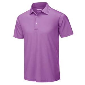 เสื้อโปโลชายไซส์ใหญ่ แขนสั้น ผ้าฝ้าย 100% สีพื้น ผ้าเนื้อนุ่มสบาย เสื้อโปโลชายคุณภาพพรีเมียม เสื้อผ้าผู้ชาย - Product Image 1
