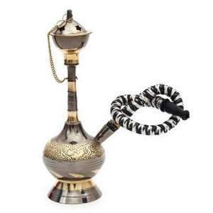 Cachimba India Chaman de Latón Hecha a Mano, Estilo Árabe Clásico, Personalizada para Bodas, Fiestas y Hogar - Product Image 6