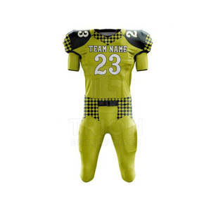 Smooth Texture American Football Uniform Rib Collar American Football Uniform Casual Wear American Football Uniform - Product Image 3