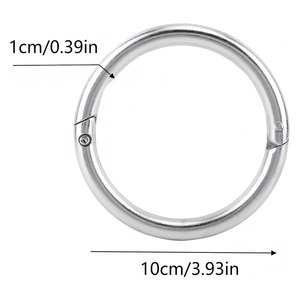 Anillos Nasales de Acero Inoxidable para Ganado, Anillos Nasales Resistentes para Toros y Vacas, Cría de Ganado, Manejo de Ganado, Cuidado de Animales - Product Image 4