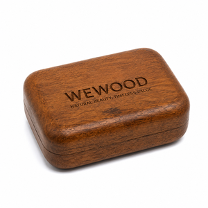 Caja de Regalo Rectangular de Madera de Lujo con Grabado Personalizado WEWOOD OEM ODM |   Caja de Almacenamiento Magnética de Madera Sólida para Empaque de Joyería - Product Image 5