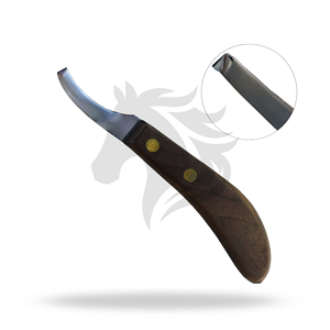 Cuchillo Clásico para Pezuñas de Caballos, con Mango Largo, Herramienta Veterinaria para Examen y Recorte de Pezuñas - Product Image 1