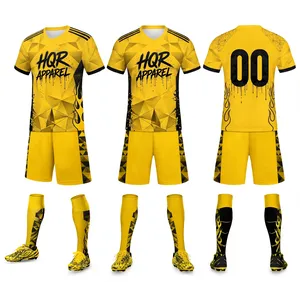 Maillot de football d'entraînement à séchage rapide, nouveau style, design OEM, uniforme de haute qualité pour club et équipe, avec logo personnalisé - Product Image 1