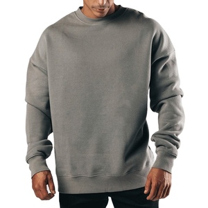 Sudadera con cuello redondo de algodón 100% para hombre, ropa para parte superior masculina, con logotipo personalizado - Product Image 1