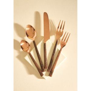 Ensemble de cuillères de service en acier inoxydable avec poignée faite à la main Couverts classiques bon marché Cuillères de haute qualité pour hôtel - Product Image 4