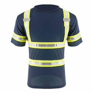 Chaleco de Seguridad Reflectante de Alta Visibilidad, Malla Fluorescente de Poliéster de Secado Rápido, Unisex, Ropa de Trabajo Sublimada, Detección de Agujas, OEM - Product Image 1