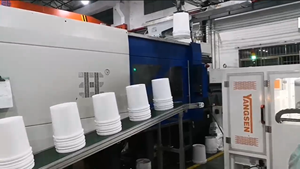 ZHENHUA 520T Plastik Enjeksiyon Makinesi, 18L 20L Boya Kovası/Tamburu için Güvenli Sızdırmaz Kapak Üretimi, CE Belgeli - Product Image 6