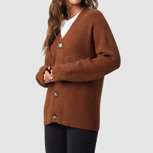 Cárdigan para mujer, prendas de punto suaves y cómodas, diseñadas para uso diario informal, estilo de oficina y moda de temporada - Product Image 3