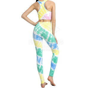 Best Selling Low MOQ Women Yoga Set Solid Pattern Custom Color Latest Design Quick Dry Eco-Friendly 2 Piece Set Wholesale Price - Product Image 4