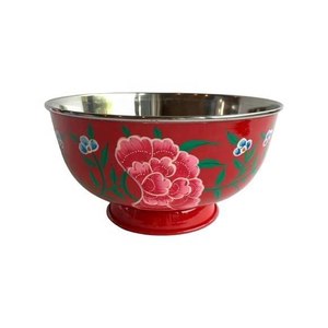 Bol de service traditionnel indien fait main, poli, durable, écologique, sans plomb, en aluminium léger, compatible lave-vaisselle - Product Image 2