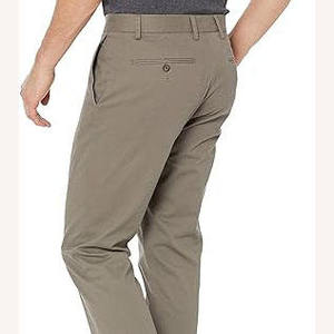 Pantalon Chino Homme Luxe Personnalisé avec Logo, Taille Mi-Haute, Respirant, Mélange de Coton, Devant Plat, Coupe Slim Moderne, Idéal Sport et Plein Air - Product Image 5