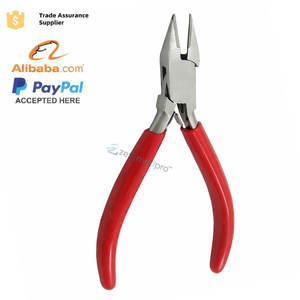 Pince coupante à fil de 115 mm en acier inoxydable avec mâchoires TC, double ressort à lame et poignées en PVC pour la fabrication de bijoux, coupe-fil OEM - Product Image 2