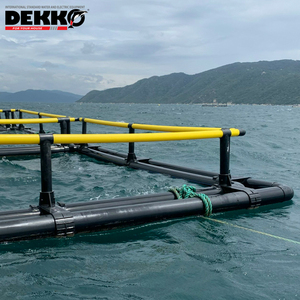 Dekko HDPE nổi nuôi trồng thủy sản lồng giá rẻ Giá Đôi Ống Vuông Cá Lồng cho cá rô phi nuôi cá với mô hình câu cá bẫy - Product Image 3