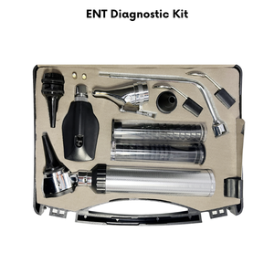 Kit de diagnostic ORL (manuel en acier inoxydable) pour les spécialistes ORL, les médecins généralistes, les étudiants en médecine, les infirmières et le personnel de santé - Product Image 2