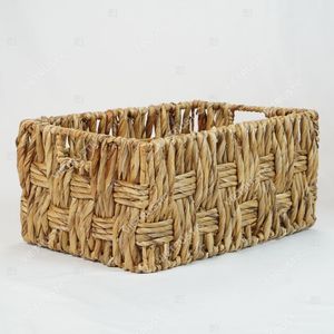 BRICK TONE Earthy Wicker Water Hyacinth Seagrass Single Eco-Friendly Multifunction Serving Tray Tableware Storage Home Dcor - Product Image 3