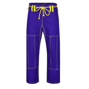 Fabricant de pantalons de karaté de haute qualité, uniforme d'arts martiaux unisexe, logo personnalisé disponible, spandex/polyester, séchage rapide - Product Image 2