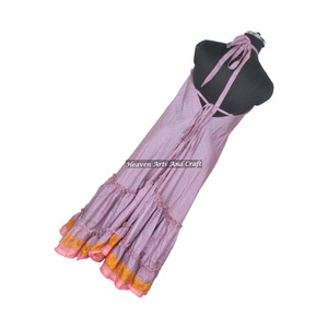 Nouvelle collection bohème hippie de vêtements pour femmes, robe sari bohème vintage d'été, robe de soirée élégante pour femmes, robe de soirée sans manches - Product Image 6