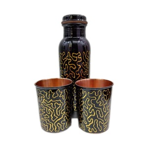 Botella de Cobre Moderna con Diseño Impreso, Ligera y Reutilizable para Gimnasio, Yoga y Viajes, Compre Directamente del Proveedor - Product Image 1