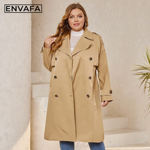 Vestes coupe-vent personnalisées de bonne qualité, vente en gros, vestes coupe-vent personnalisées pour femmes, vestes en tissu mélangé, vestes à double boutonnage, manteaux grande taille - Product Image 1