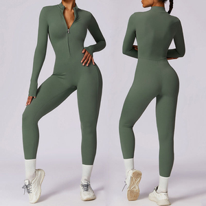Vêtements de sport pour femmes, nouvelle combinaison de yoga pour femmes de haute qualité à 100%, combinaison de sport grande taille pour la salle de sport - Product Image 2