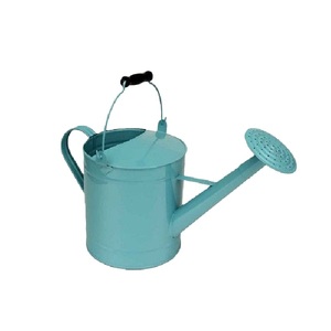 Arrosoirs en fer bleu marine pour la décoration intérieure et extérieure, arrosoir à eau artisanal, porte-fleurs avec poignée - Product Image 5