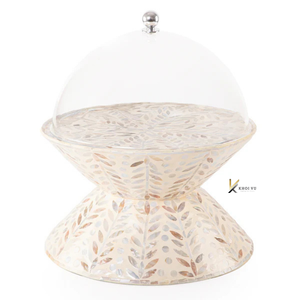 Artículo Popular para Ramadán y Eid Mubarak: Soporte para Pastel de Madreperla a Precio de Mayoreo para Servir Chocolate y Repostería - Product Image 1