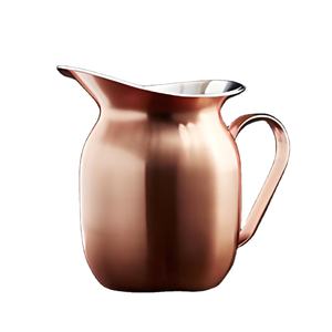 เหยือกทองแดงสลักลายโบราณ ด้ามจับทองเหลือง โถใส่น้ำแบบดั้งเดิม สำหรับตกแต่งบ้านและเครื่องครัว - Product Image 1