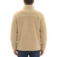 Vêtements d'hiver confortables, veste en sherpa avec doublure en polaire épaisse, fermeture éclair lisse et sensation de chaleur, veste en sherpa