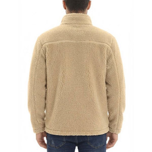 Comfortable Winter <b>Clothing</b> Sherpa Jacket Featuring Thick Fleece Lining Smooth Zip Closure And <b>Warm</b> Feel Sherpa Jacket - Product Image 3