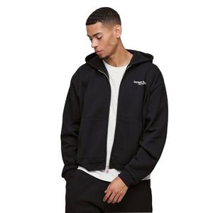 Sudadera con Capucha para Hombre, 100% Algodón, Gruesa, de Felpa, de Alta Calidad, Lisa, Corte Regular, Estilo Urbano, con Logotipo Personalizado, para Invierno, Teñida Lisa - Product Image 1