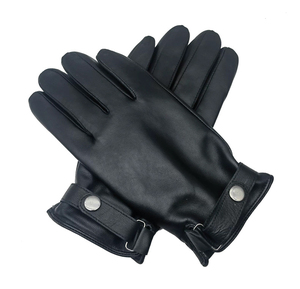 Gants longs en cuir de mouton noir personnalisés unisexes, élégants pour l'hiver, le sport quotidien, les voyages, le ski, le cyclisme, l'opéra, les soirées et les affaires - Product Image 2