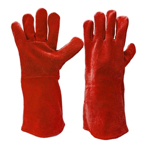 Gants de soudure en cuir de vachette de qualité supérieure, résistants à la chaleur et aux étincelles, pour travaux lourds et barbecue - Product Image 2