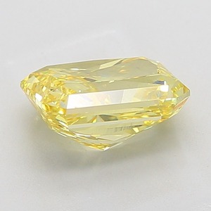 Diamant Jaune Vif Fantaisie Taille Radiant 4,01 carats, Pureté VS2, Taille Excellente, Certifié, pour Bijoux de Luxe - Product Image 3