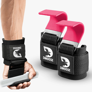 Weight Lifting rubber grip Hooks Non-slip Deadlift wrist Straps palm support <b>Gloves</b> <b>Pull</b> <b>Up</b> gym fitness training session workout - Product Image 5