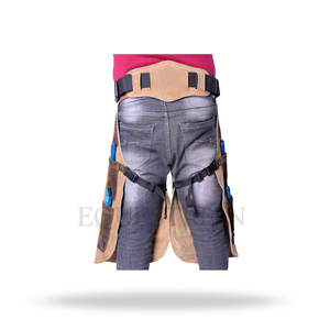 Farrier Leather Apron Horse Hoof Trimming Apron Split Leg Farrier Chaps with Tool Pockets - Product Image 3