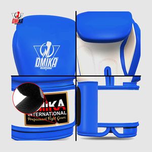 Guantes de Boxeo Profesionales Ligeros de Alta Calidad OEM/ODM Personalizados, Transpirables, con Correa de Muñeca Ajustable, Dedos Completos, OMIKA Genuinos - Product Image 3