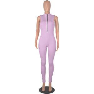 premium stretch fitness <b>jumpsuit</b> manufacturer wholesale women athletic activewear supplier custom logo seamless <b>workout</b> apparel - Product Image 2