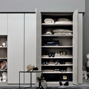 Armario de Madera Moderno Personalizado de Fábrica en Vietnam, JY Project, Armario de Dormitorio con Cajones y Puerta Corredera, Juego de Muebles de MDF y PVC - Product Image 4