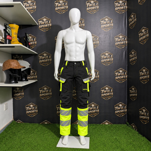 Hi-Visibility Reflective Stripes Breathable <b>Waterproof</b> Safety <b>Work</b> <b>Trousers</b> Construction Protective Workwear - Product Image 4
