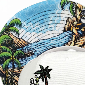 Casquette Snapback Ajustable Personnalisée de Qualité Supérieure, Visière Plate Classique Imprimée, Matière de Qualité Supérieure, Respirante, pour un Usage Quotidien - Product Image 4