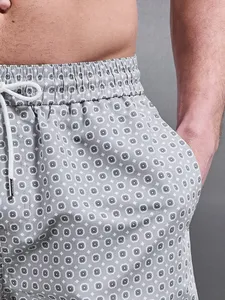 Traje de Baño para Hombre, Shorts de Baño de Secado Rápido, Transpirables, con Cordón y Bolsillos, para Surf, Playa y Verano - Product Image 4