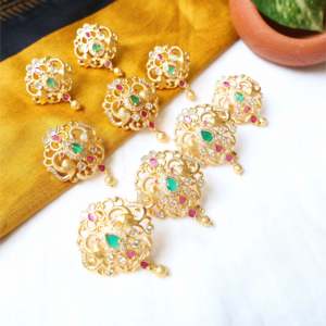 Fashion Dangle Earrings by Jada Billai Collections - Product Image 1
