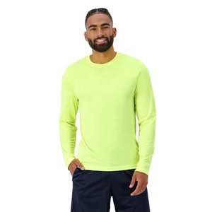 High Performance Ready to Ship Mens Blank Long Sleeve T-<b>Shirt</b> Custom Quick-Dry <b>100</b>% <b>Polyester</b> <b>Shirt</b> for Sports & Casual Wear - Product Image 4