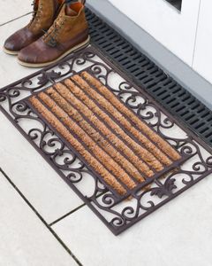 Fairmont Novelty Oriental <b>Rubber</b> Backed Non-Slip Nylon Indoor/Outdoor <b>Floor</b> Mat 3-10mm Thickness Modern Design - Product Image 3