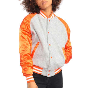 Heavyweight <b>Fleece</b> College Baseball Varsity <b>Jacket</b> OEM Custom Logo Cozy <b>Lining</b> Winter Warm Outdoor Sports <b>Jacket</b> for Men - Product Image 5