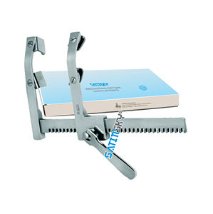 Retractor Esternal MORSE para Adultos, 8 Pulgadas, Brazos Curvos Abiertos, 4 Cuchillas, Manual, Certificado CE, Instrumento Quirúrgico de Acero Inoxidable de Alta Calidad - Product Image 1